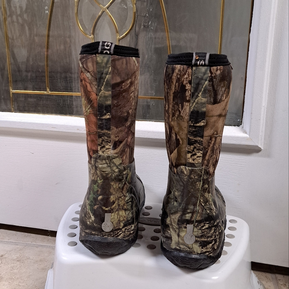 Bogs Boots Youth 4 Winter Waterproof Mossy Oak Camo - Picture 5 of 11